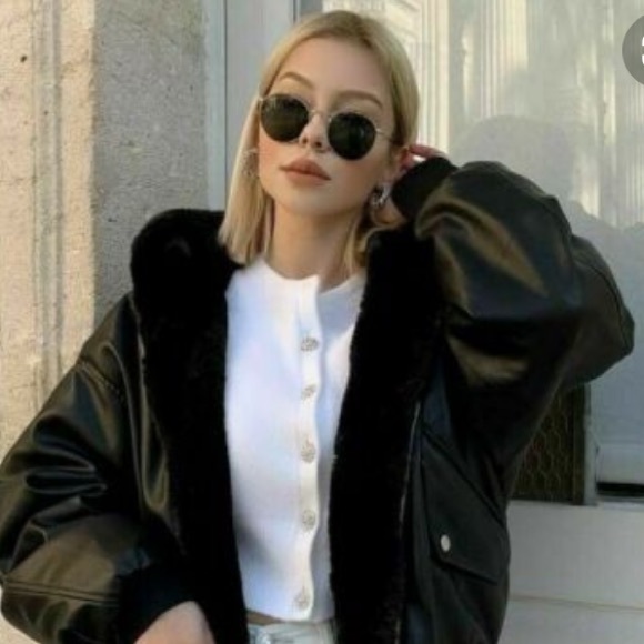 zara bomber coat